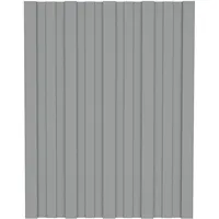 vidaXL Dachpaneel 36 pcs Grau 60 x 45 cm Verzinkter Stahl