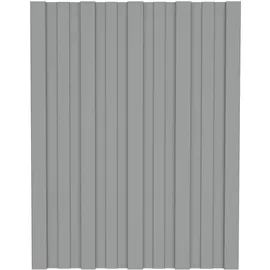 vidaXL Dachpaneel 36 pcs Grau 60 x 45 cm Verzinkter Stahl
