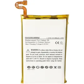 AccuCell Akku passend für Samsung Galaxy S9, Li-Polymer, 3,85V, 3000mAh, 11,6Wh, built-in, ohne Werkzeug