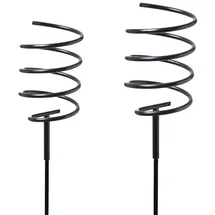 MARELIDA Kerzenständer-Set 2er Set Metall Schwarz