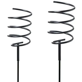 MARELIDA Kerzenständer-Set 2er Set Metall Schwarz