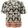 aniston plus Schlupfbluse Allover bedruckt Braun/Orange/Schwarz 52
