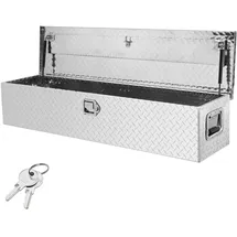 Vevor 1219 x 381 x 381 mm Werkzeugkasten für Lkw-Ladefläche, Abschließbar 177 L Truckbox Werkzeugbox Aufbewahrungs-Werkzeugkasten, 50 kg Tragfähigkeit Werkzeugkiste Organizer für Wohnmobil, PKW usw.