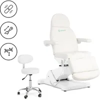 Physa Massageliege - Massagesessel, Kosmetikliege elektrisch mit Rollhocker 350 W je 150 kg Behandlungsliege