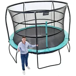 Trampolin Starflex Pro - Durchmesser 366 cm SCHWARZ|HELLGRÜN|SCHWARZ 366 cm