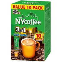 MOKATE® NYCOFEE 3in1 Instantkaffee Classic | 10 Sticks x 14g | Geschmack: Irish Coffee | Instant Kaffee Getränkepulver aus löslichem Bohnenkaffee Smooth & Creamy Pulver Getränke Cremiger