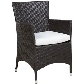 Beliani 4er-Set Sessel Italy