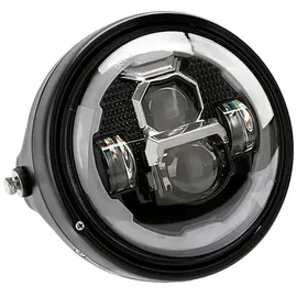 PUIG LED-Scheinwerfer für Motorrad Schwarz