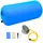 vidaXL Aufblasbare Gymnastik-Rolle Blau 120 x 75 cm
