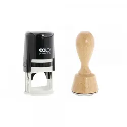 Arztstempel Holzstempel / Colop Printer R40 (Ø 40 mm - 2 Zeilen)