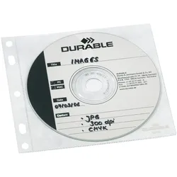 Durable CD/DVD COVER Pocket - CD/DVD-Hülle - Kapazität: 2 CD/DVD