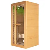 DEKO VERTRIEB BAYERN Infrarotkabine LED Infrarotkabine 90x90 cm Infrarotsauna Wärmekabine Vollspektrum NE