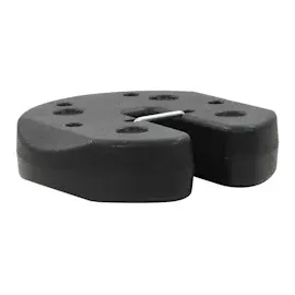 vidaXL Pavillon-Gewichte 4 Stk. Schwarz 220x50 mm Beton