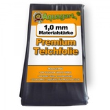 Teichfolie PVC 8m x 6m 1,0mm schwarz Folie für den Gartenteich