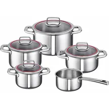 Schulte-Ufer Valentina Topf-Set 5-tlg. 3 x Fleischtopf + Bratentopf + Stieltopf