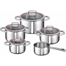 Schulte-Ufer Valentina Topf-Set 5-tlg. 3 x Fleischtopf + Bratentopf + Stieltopf