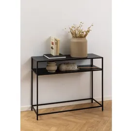 alasans Newcastle Konsolentisch 100 x 35 x 1 cm schwarz