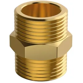 Meibes Doppelnippel 1 1/4 Zoll Messing flachdichtend