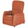 HIMOLLA Fernsehsessel 7568 Leder 77 x 104 x 85 cm Orange elektrisch