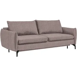 Novel Schlafsofa Midori, , Braun , Textil , Füllung: Schaumstoff 224x89x105 cm Stoffauswahl Kinder- Jugendmöbel, Jugendsofas