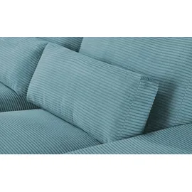 Sofa.de Element Ottomane Armlehne links Branna ¦ türkis/petrol ¦ Maße (cm): B: 116 H: 88 T: 164.0