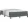 vidaXL Boxspringbett mit Matratze Dunkelgrau 140 x 200 cm Stoff vidaXL