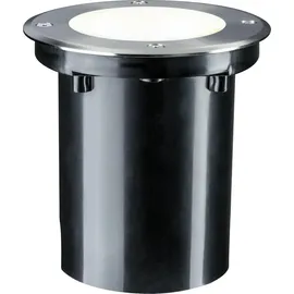 Paulmann Bodeneinbaustrahler Aluminium Ø x H: 14 x 15 cm, IP67, 6 W, Silber