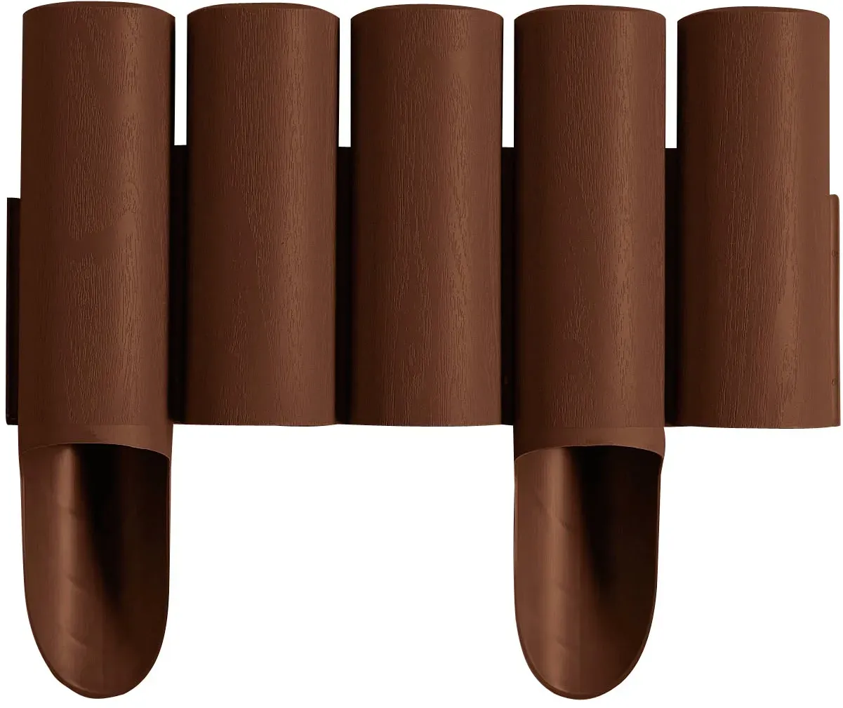 Palisade PROSPERPLAST, braun, H:25cm T:5,5cm, Kunststoff, Beeteinfassungen