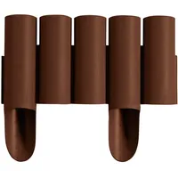 Palisade PROSPERPLAST, braun, H:25cm T:5,5cm, Kunststoff, Beeteinfassungen