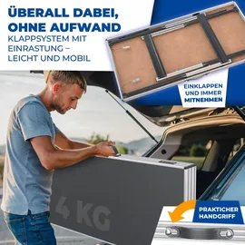Kesser Tapeziertisch 100 x 60 cm 30 kg grau