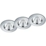 Trio Leuchten Zagros 3er Set, LED 650710306,