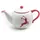 Gmundner Keramik Bordeauxr. Hirsch, Teekanne 1,5 Liter