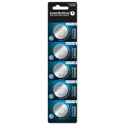 Everactive Lithiumbatterien Cr2430 Blister 5 Einheiten Cr24305Bl