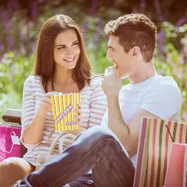 Papstar Popcorntüten 1,3 l 100 St. Gelb