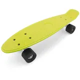 7-BRAND Skateboard Pennyboard BLACK LEMON ABEC-7 Lager, Polypropylen grün