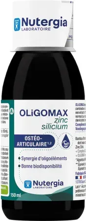 Nutergia Oligomax Zink Silizium Flasche 150ml