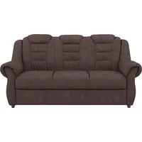 Home affaire 3-Sitzer Boston, Sofa mit hoher Rückenlehne braun