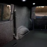 KARAT Filzstoff - Bastelfilz - Bespannstoff Kfz Filz Stoff für Auto Innenraumverkleidung Bezugsstoff Meterware Nadelfilz Camper ausbau Wohnmobil Filz Auto Innenausbau Superflex Schwarz 200 x 100 cm
