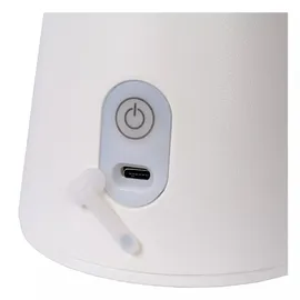 LUCIDE Tischlampe Aluminium Ø 19,7 cm 1x2W dimmbar IP54 weiß