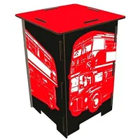 Werkhaus Photohocker Doppeldecker Bus Sitzhocker Werkhaus