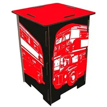 Werkhaus Photohocker Doppeldecker Bus Sitzhocker Werkhaus