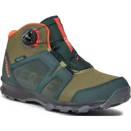 adidas Terrex Boa Mid RAIN.RDY Kinder Shadow Green/Pulse Olive/Impact Orange 38 2/3