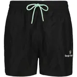 Sergio Tacchini GUACETO SWIMSHORT Schwarz/Grün M