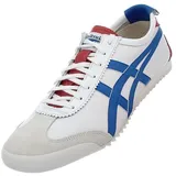 Asics Mexico 66 DX weiß blau rot Jungen Sneaker Freizeitschuhe Leder Neu Gr.37