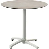 Essentials Klapptisch 70 x 70 x 74 cm grau/khaki