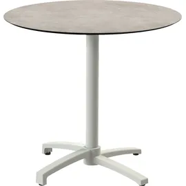 Essentials Klapptisch 70 x 70 x 74 cm grau/khaki