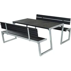 Plus Zigma 176 x 198 x 73 cm Schwarz