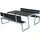 Plus Zigma 176 x 198 x 73 cm Schwarz