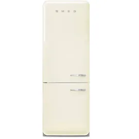 Smeg FAB38LCR6 Retro-Kühl-Gefrierkombination (481 l, 2050 mm hoch, Creme)