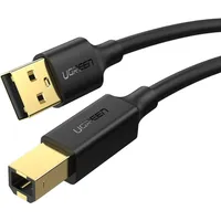 Ugreen 10351 USB Kabel 3 m USB 2.0 USB A USB B Schwarz